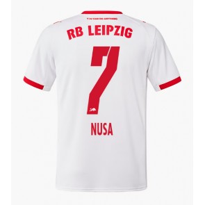 RB Leipzig Antonio Nusa #7 Hjemmebanetrøje 2025-26 Kortærmet
